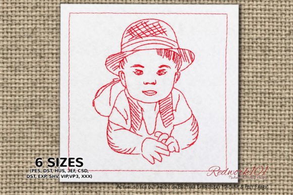 Baby with Hat Embroidery Design Review