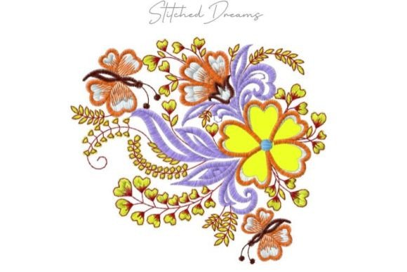 Beautiful Flowers Digital Embroidery Design Review