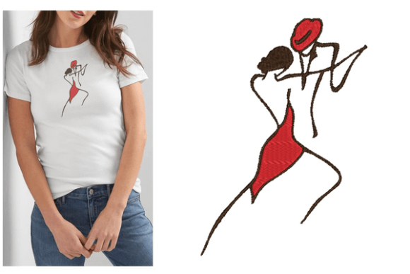 Couple Dance Embroidery Designs Review