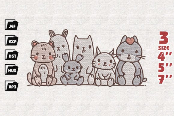 Cute Animals Family Embroidery Review
