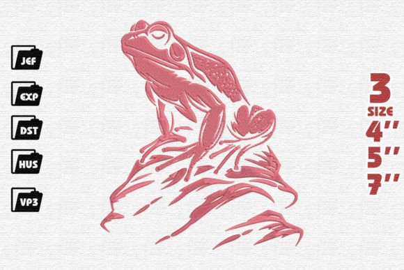 Cute Baby Frog Embroidery Review
