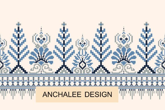 Floral Knitted Embroidery Vector Review