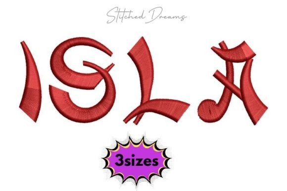 Isla Name Embroidery Design Review