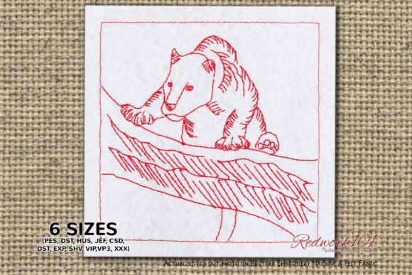Panther on Tree Bluework Embroidery Review