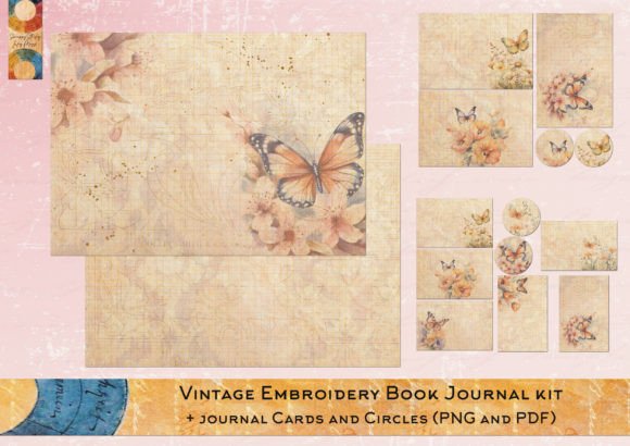 Vintage Embroidery Book Journal Kit Review
